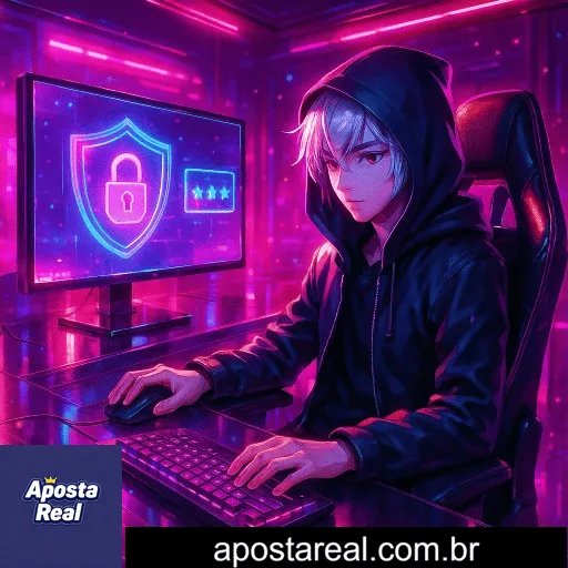 Imagem destacando login seguro na Apostareal para novos usuários